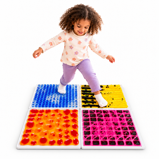 3D Sensory Floor Tiles - Pack of 4