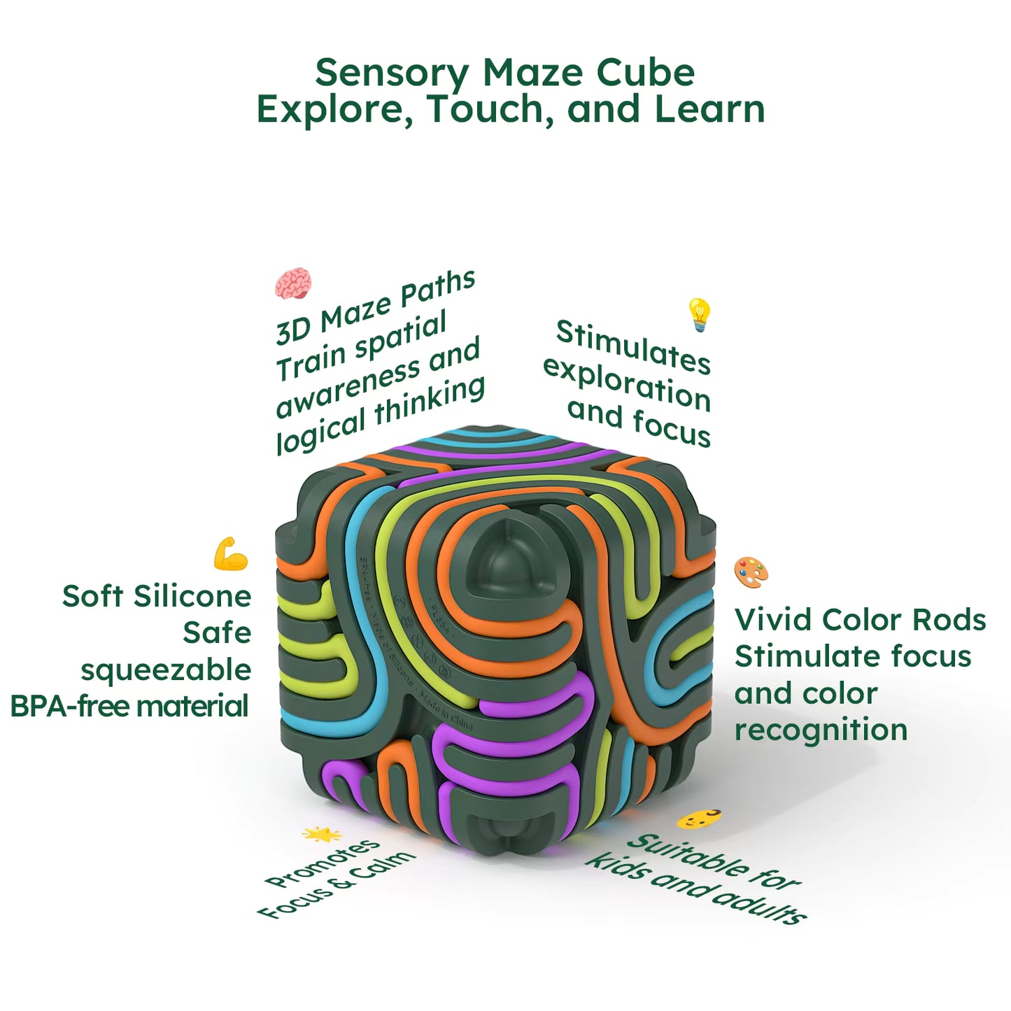 3D Sensory Activity Cube