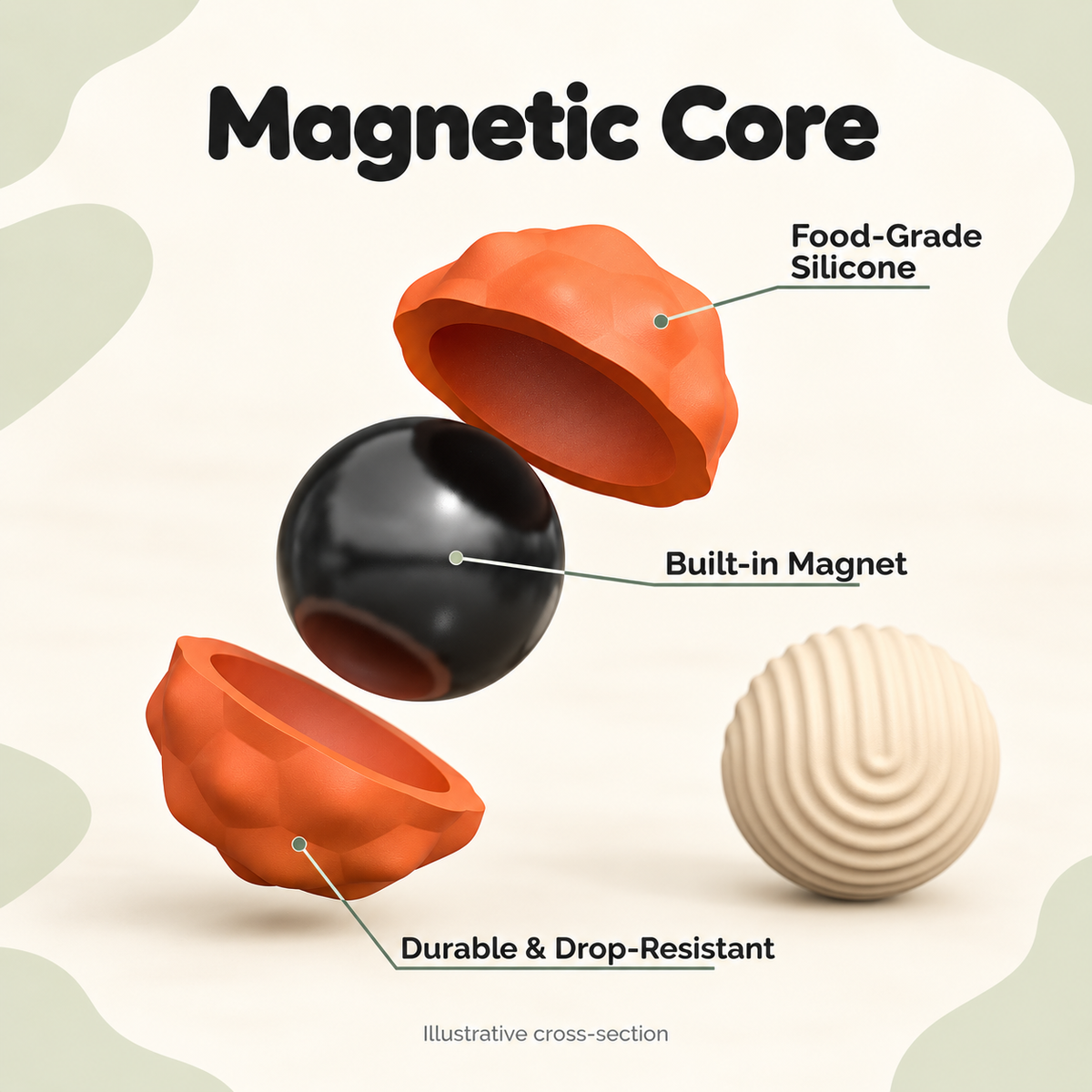 Magnetic Sensory Fidget Balls