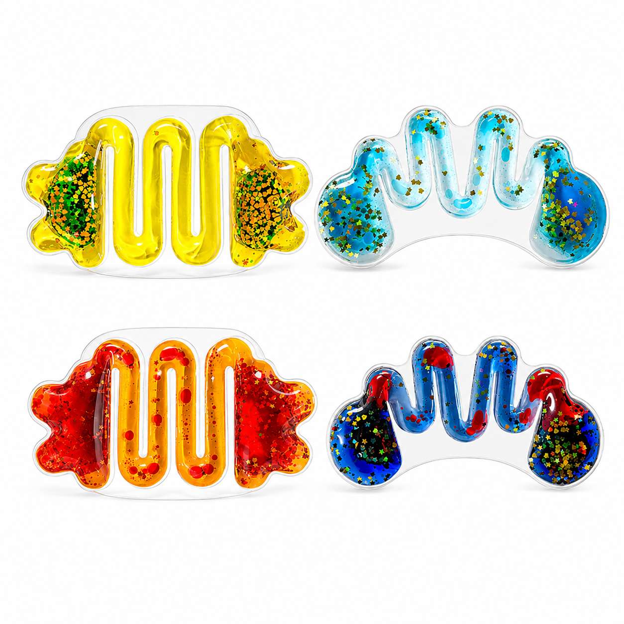 Sensory Squeeze Toys - Pack of 4