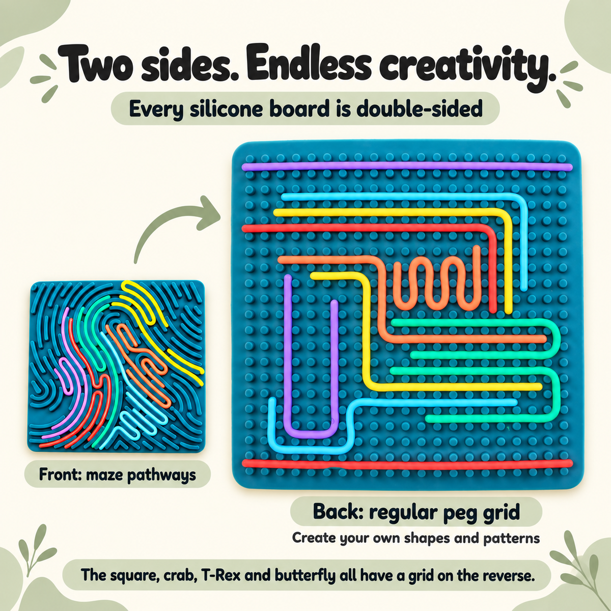 Sensory Silicone Activity Board